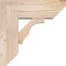 Ekena Millwork Balboa Slat Smooth Bracket w/ Offset Brace, Douglas Fir, 7 1/2"W x 20"D x 20"H BKT0806X20X20BOA06SDF - alternate 2